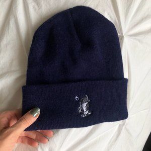 DEEP PURPLE OVO BEANIE